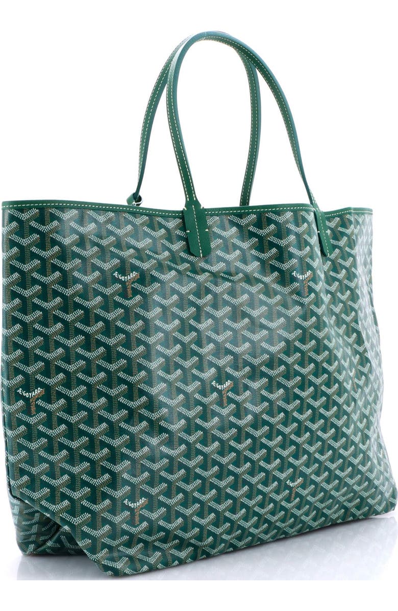 Pre-Owned Goyard Saint Louis Tote Coated Canvas GM, Alternate, color, Green