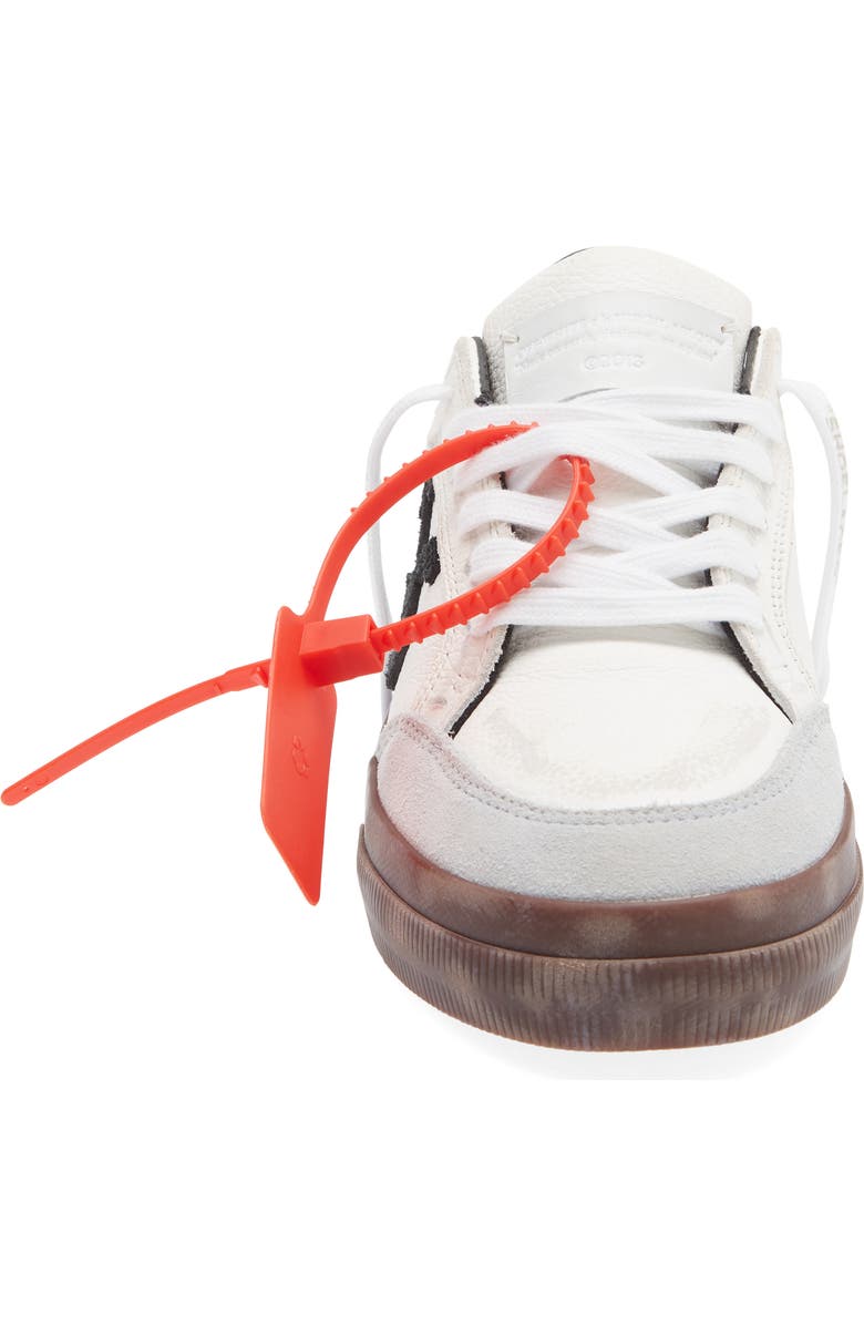 Off-White Low Vulcanized Vintage Sneaker, Alternate, color, Light Blue - Black
