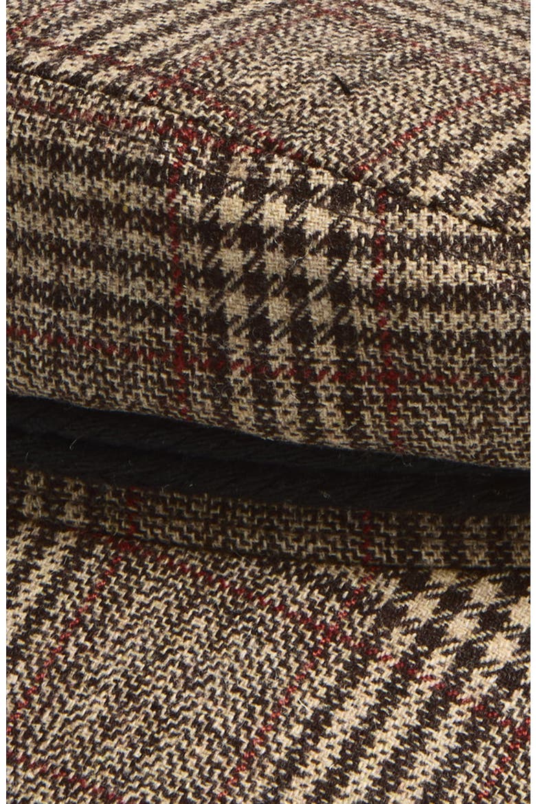 Fiddler Cap, Alternate, color, BROWN/ TAN/ RED PLAID
