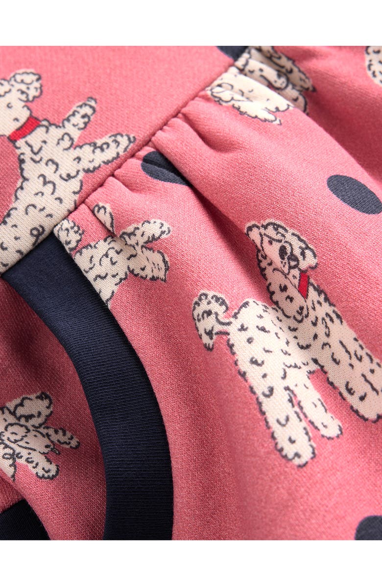 Mini Boden Kids' Poodle Print Long Sleeve Sweatshirt Dress, Alternate, color,