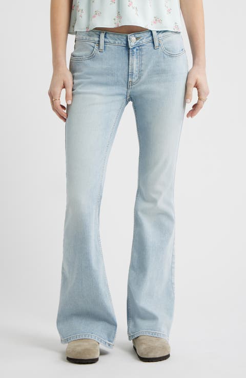 Low Rise Flare Jeans