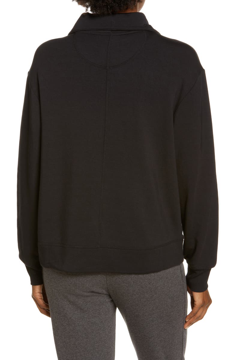 Zella Peaceful Half Zip Fleece Pullover, Alternate, color,