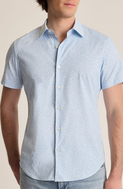 Bonobos Slim Fit Tech Performance Short Sleeve Button-Up Shirt in Bordeta Floral 