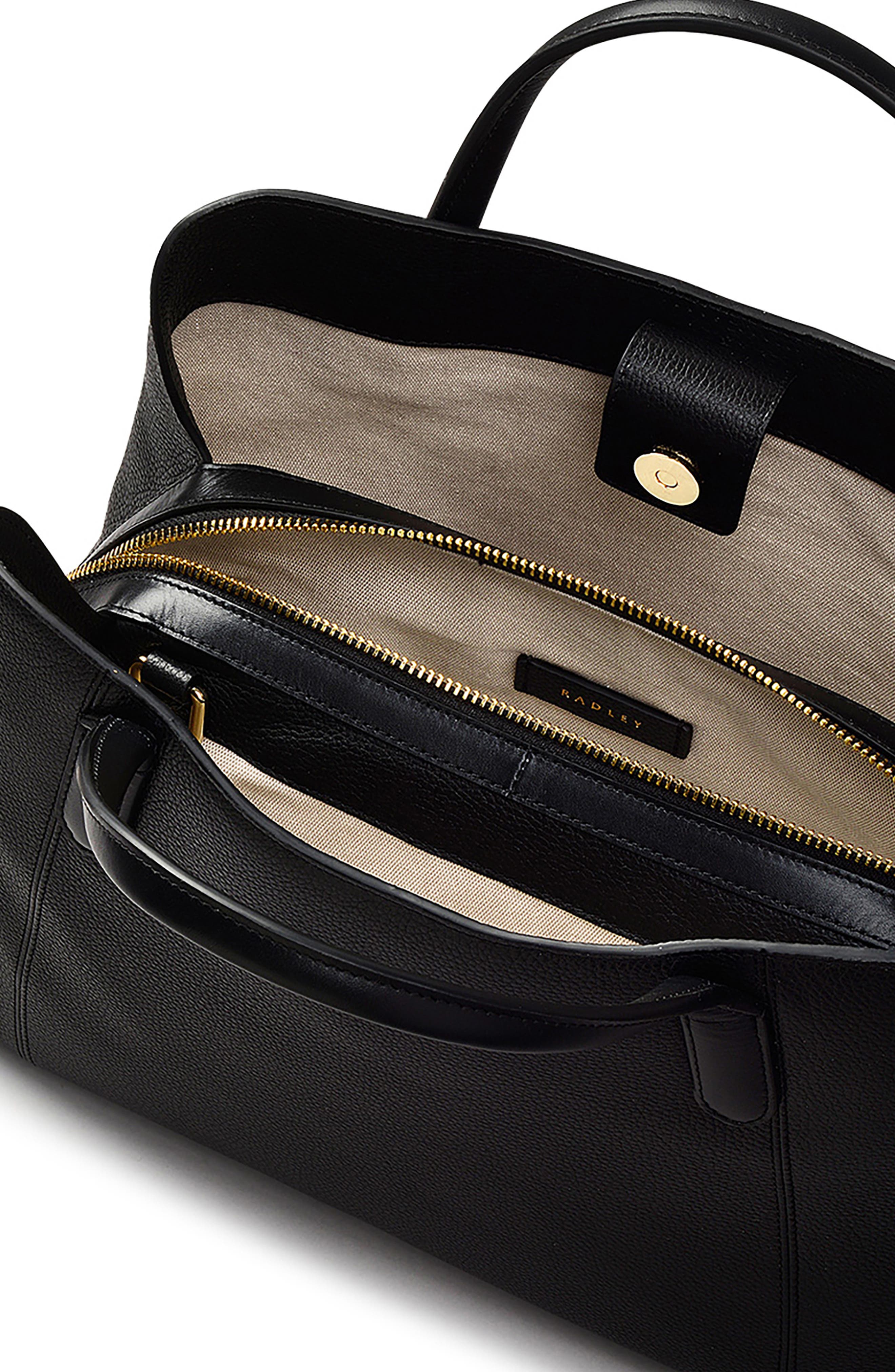 Radley Provence Avenue Medium Zip Crossbody Bag, Alternate, color, Black