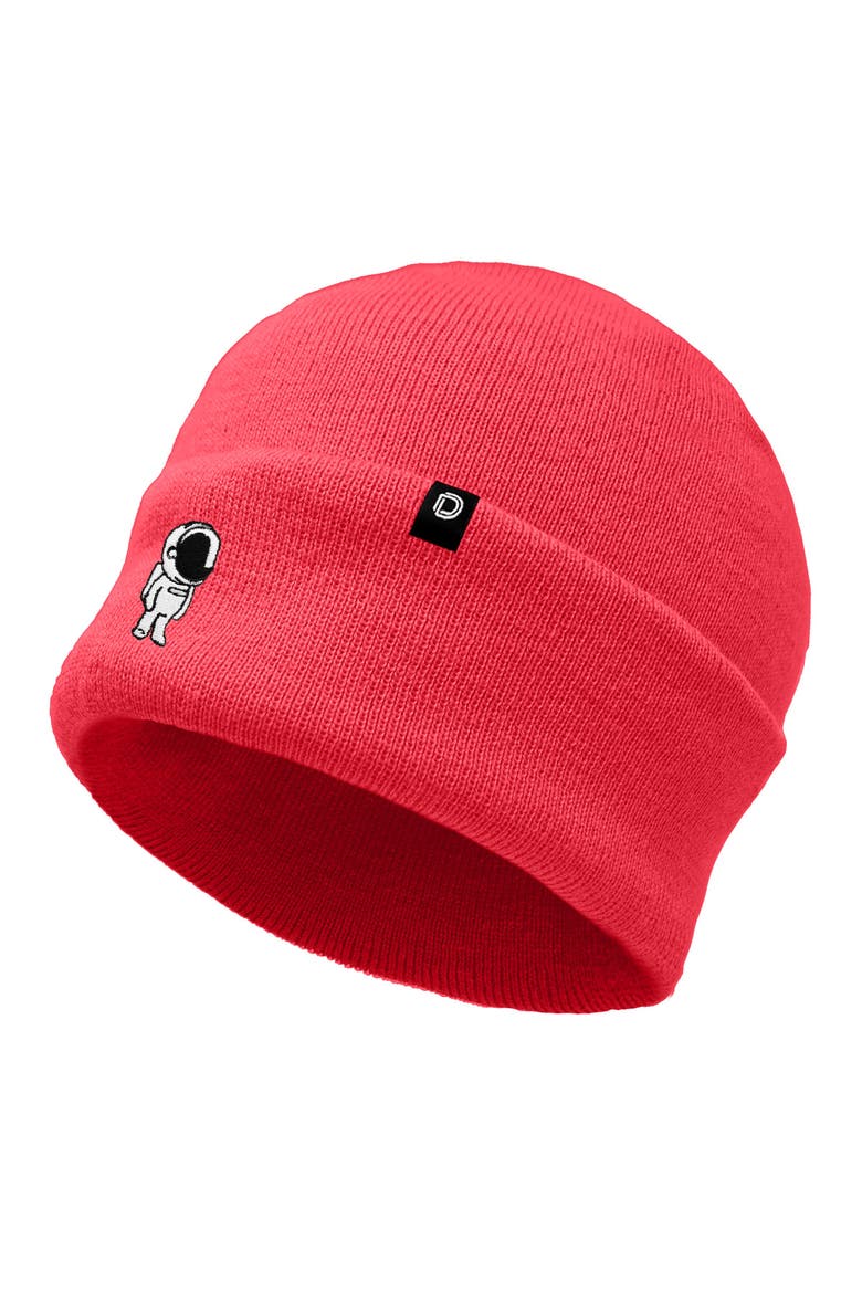 Astronaut Beanie, Alternate, color, Neon Pink