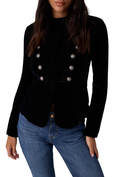 Elena Velvet Band Jacket