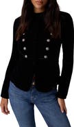 GUESS Elena Velvet Band Jacket