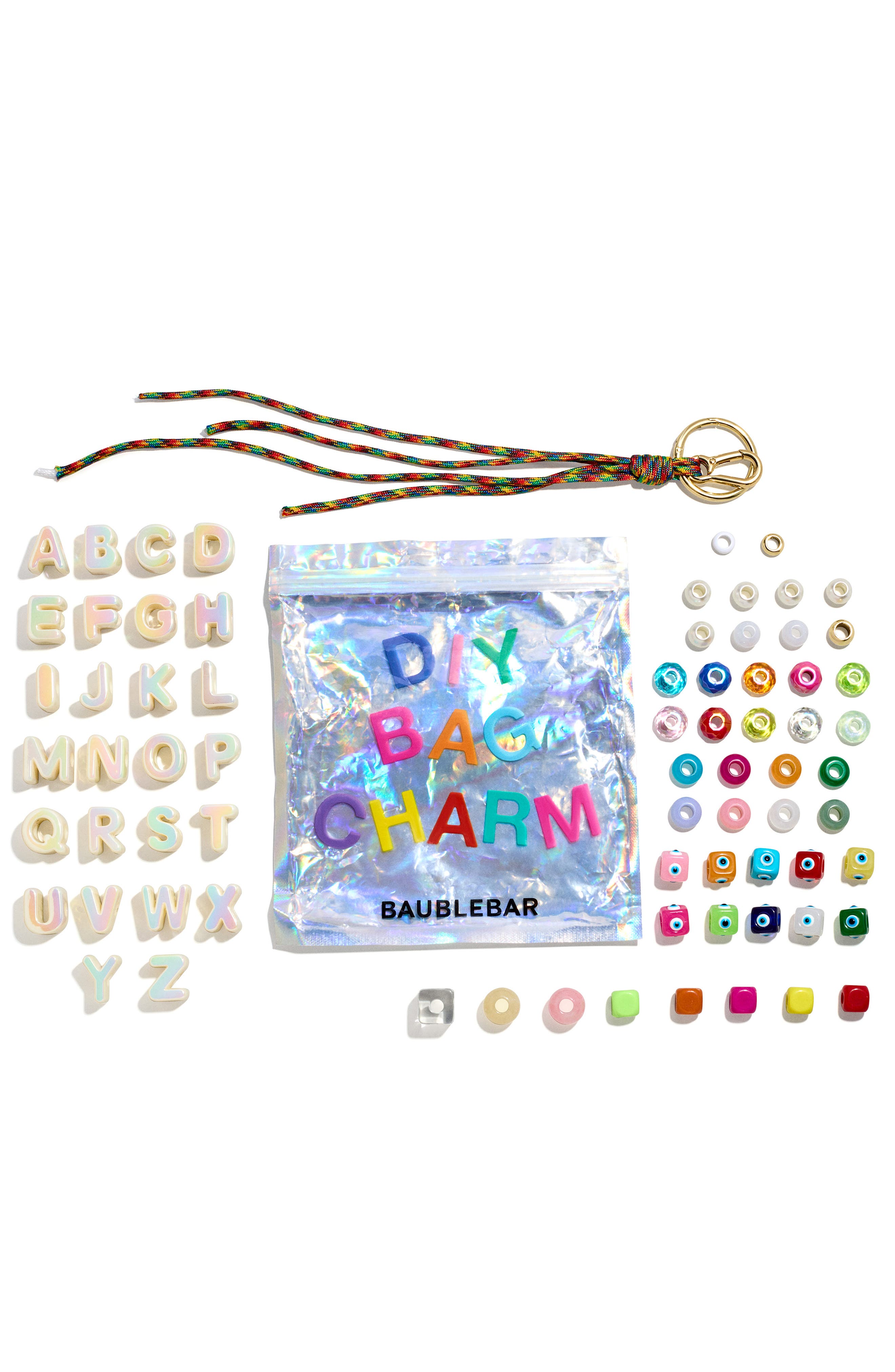 BaubleBar DIY Bag Charm Kit, Main, color, Multi