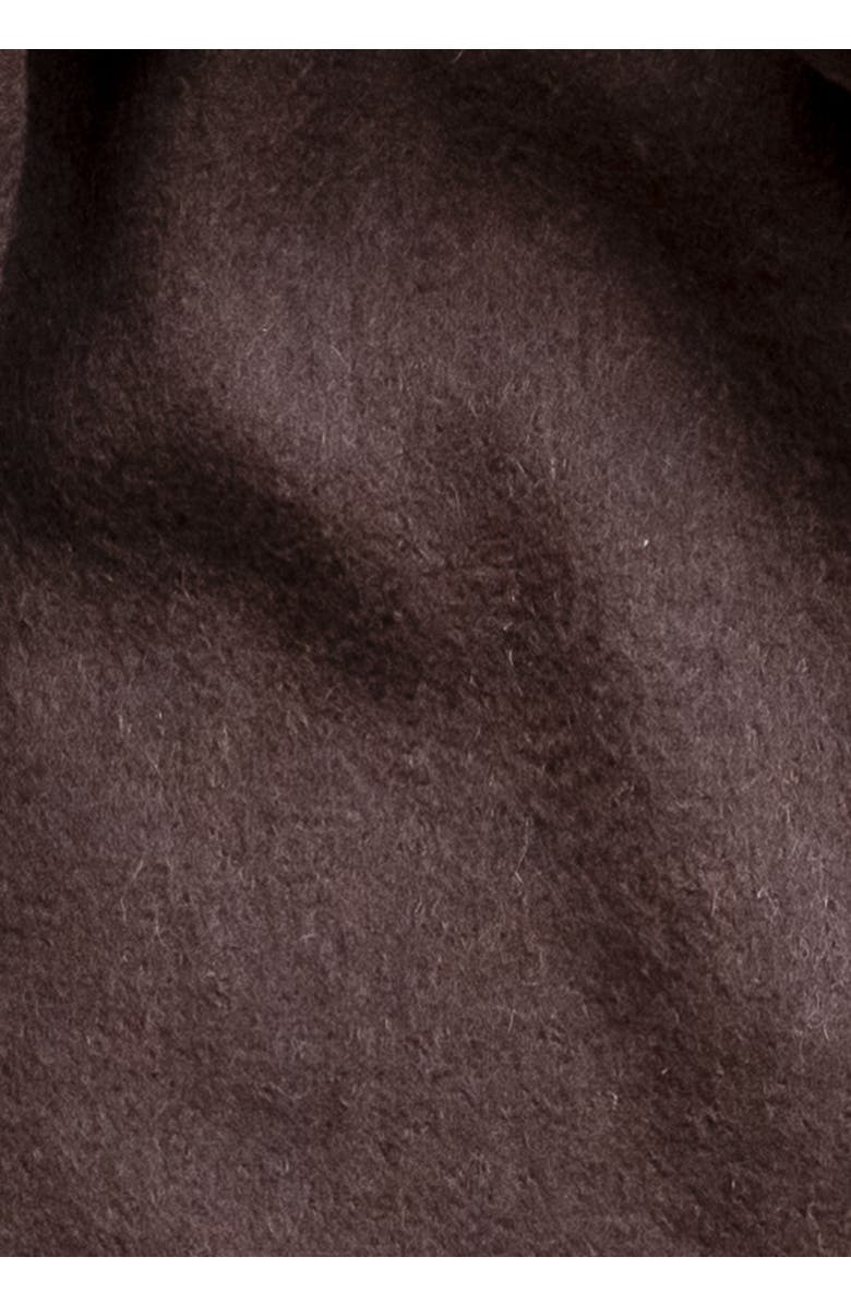 TBCo Lambswool Block Color Oversized Scarf, Alternate, color, Chocolate