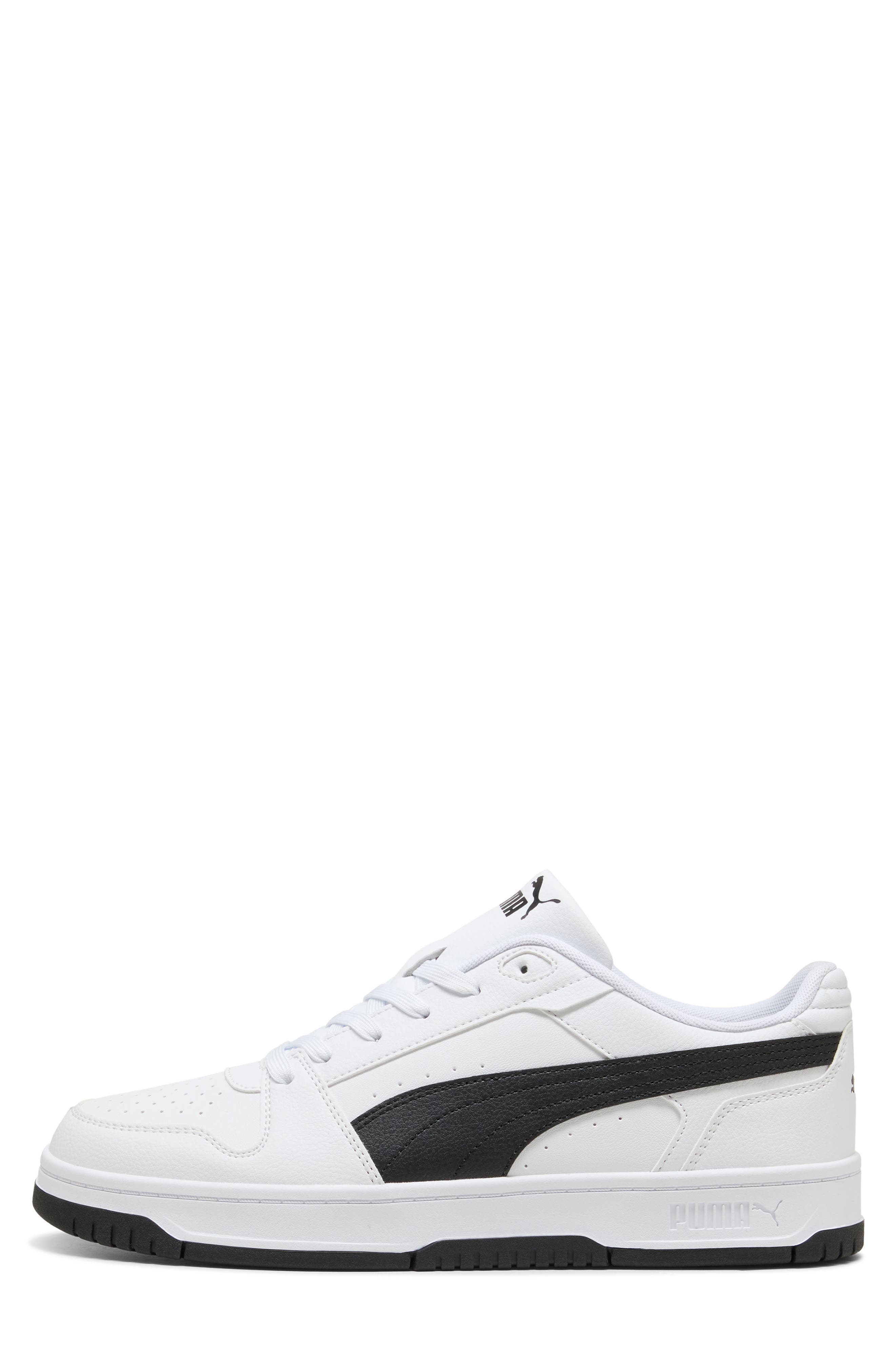 Rebound Slam Lo Sneaker, Alternate, color, PUMA WHITE/ PUMA BLACK
