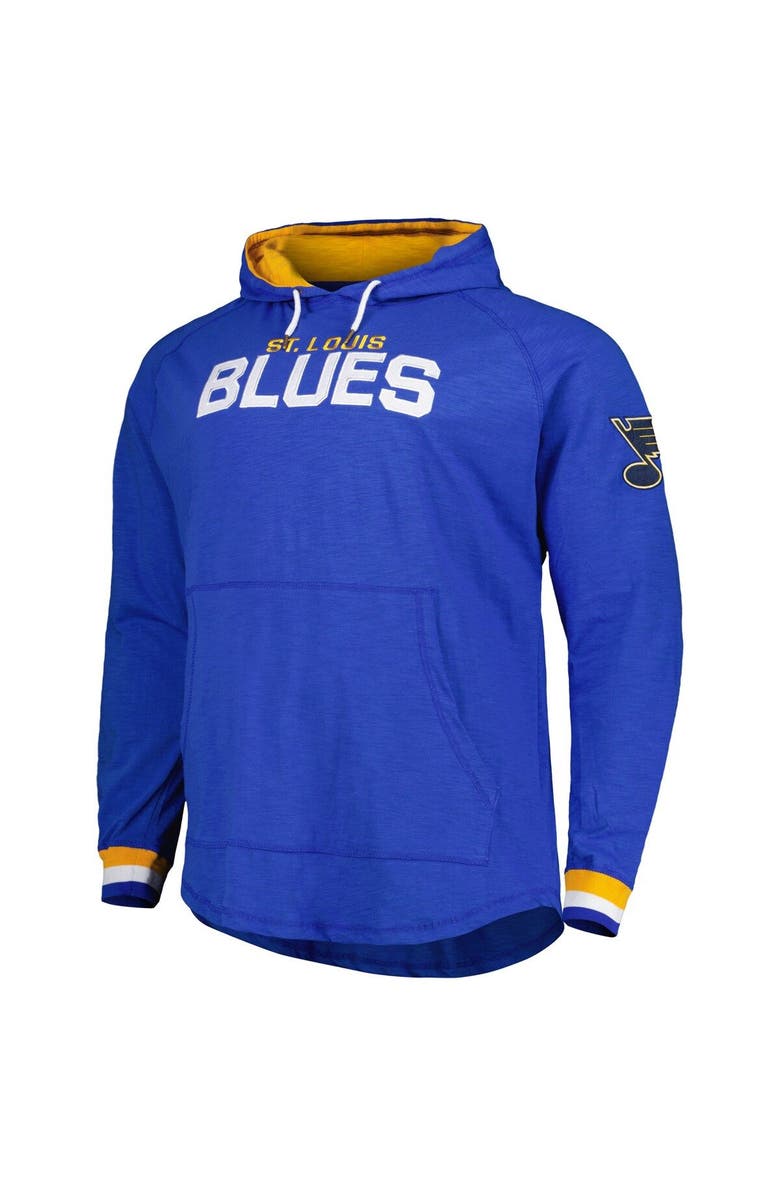 Mitchell & Ness Men's Mitchell & Ness Blue St. Louis Blues Big & Tall Legendary Raglan Pullover Hoodie, Alternate, color, 
