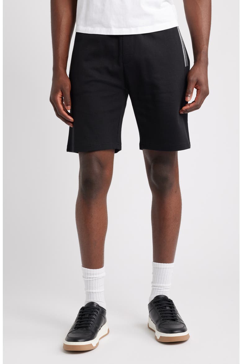 Track Suit Shorts, Main, color, BLACK