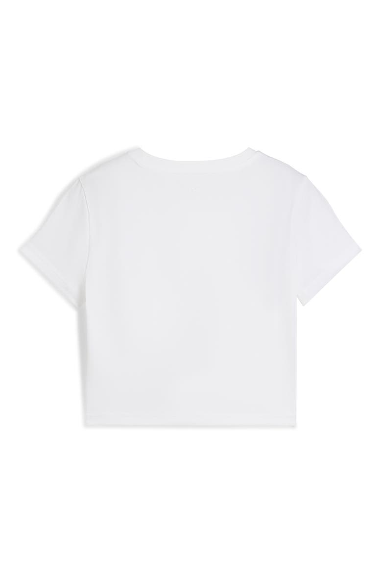 Wardrobe Essentials Cotton Baby Tee, Alternate, color, PUMA WHITE