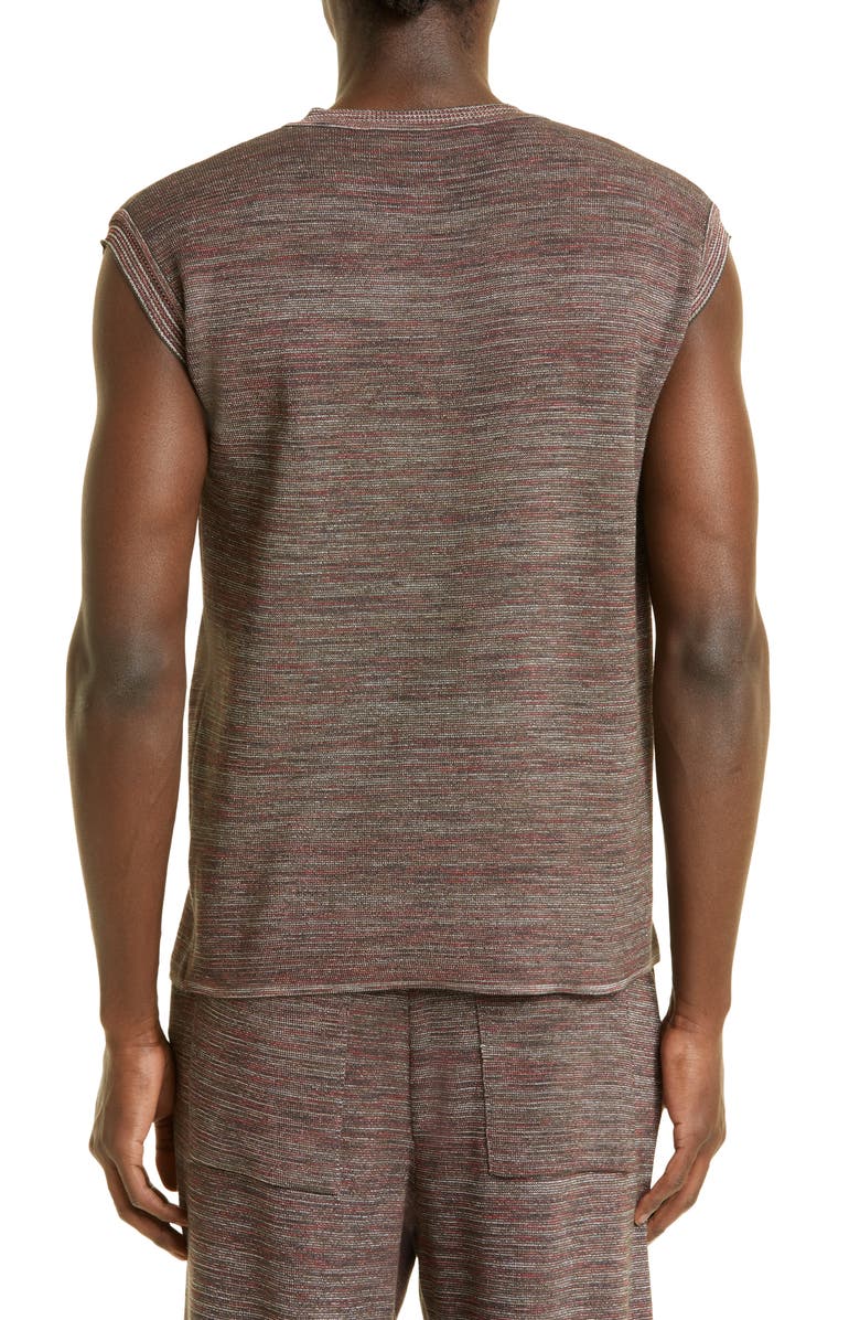 Bianca Saunders Ace Foldover Sleeveless Sweater, Alternate, color,