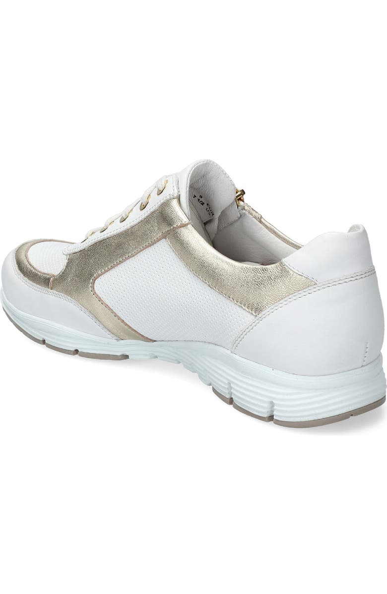 Mephisto Ylona Sneaker, Alternate, color, White/ Gold