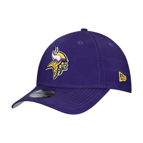 Men's New Era  Purple Minnesota Vikings Tonal Camo 39THIRTY Stretch Fit Hat