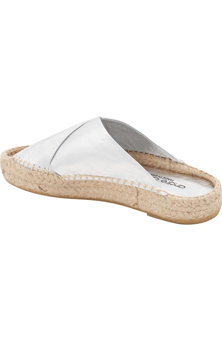 André Assous Estelle Espadrille Platform Slide Sandal, Alternate, color,