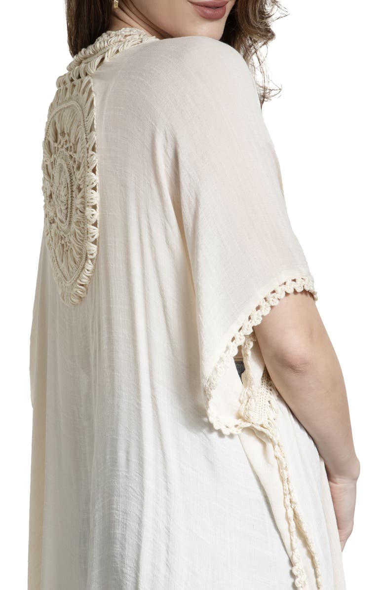 SAACHI Costa Sunshine Crochet Duster, Alternate, color, Ivory