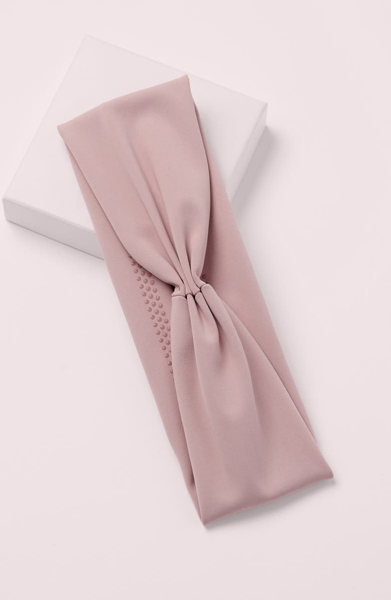 The Hair Edit Lotus Pleated Headband, Alternate, color, Pink