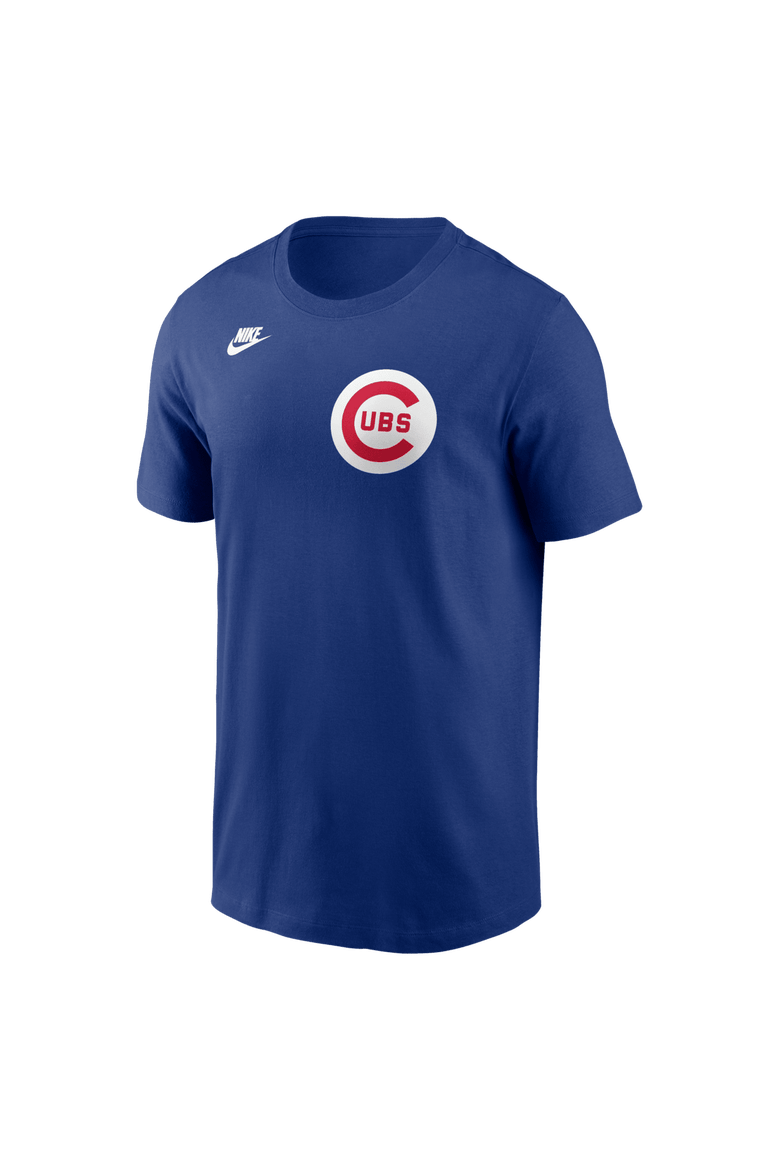 Men's Nike Ernie Banks Rush Blue Chicago Cubs Cooperstown Collection Name & Number T-Shirt, Alternate, color, Rush Blue