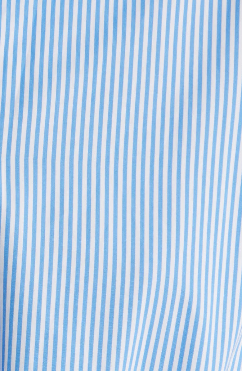 SPANX<sup>®</sup> Stripe Smocked Waist Cotton Midi Dress, Alternate, color, Aster