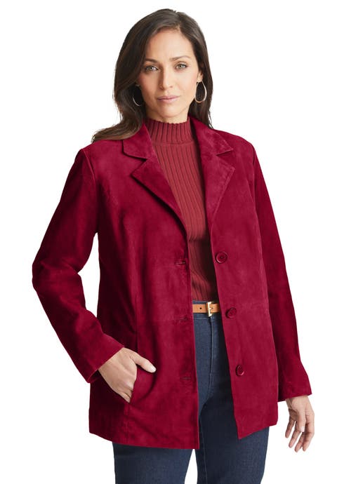 Suede Blazer (Plus)
