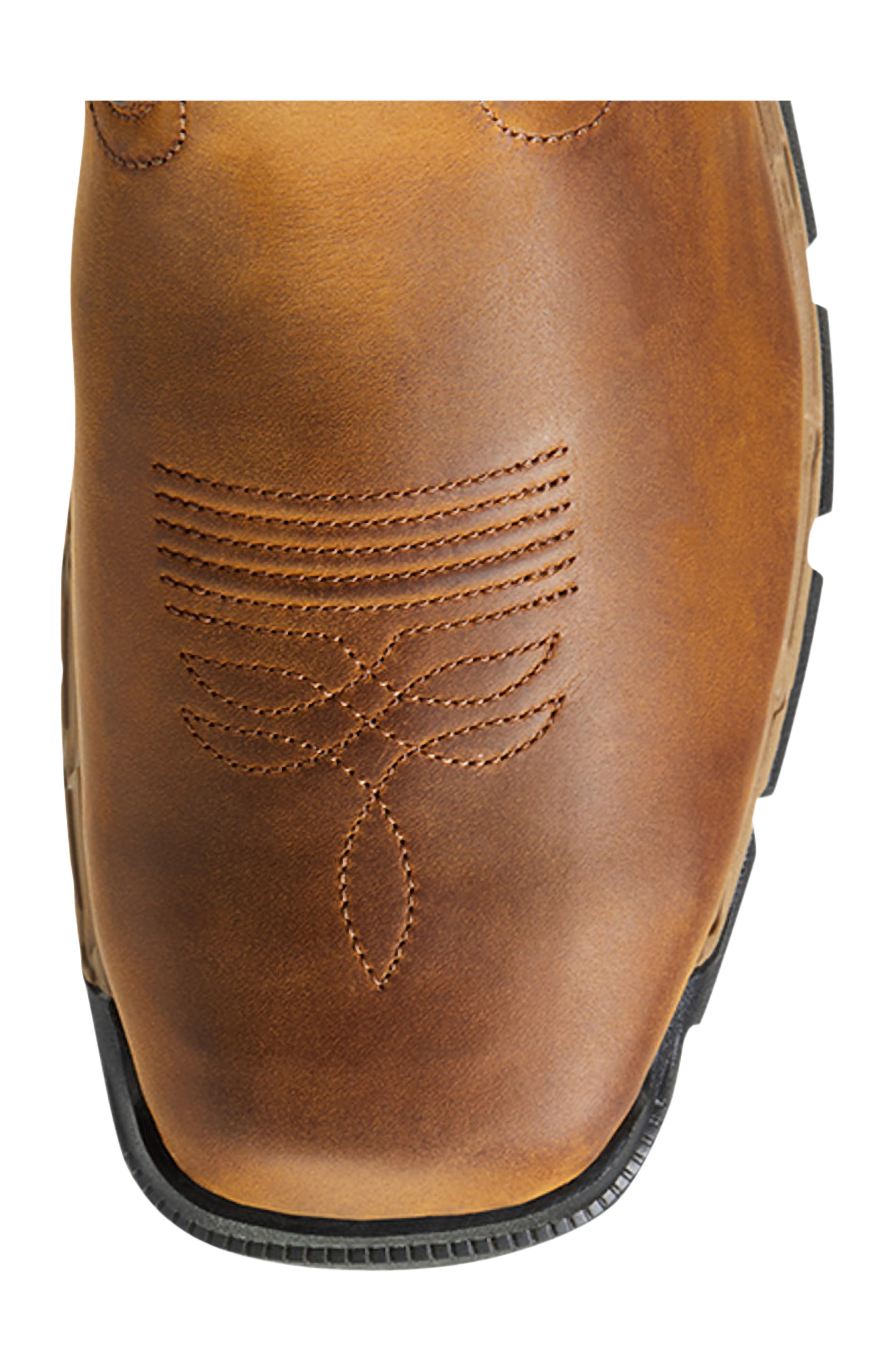 Rebar Flex Cowboy Boot, Alternate, color, BROWN