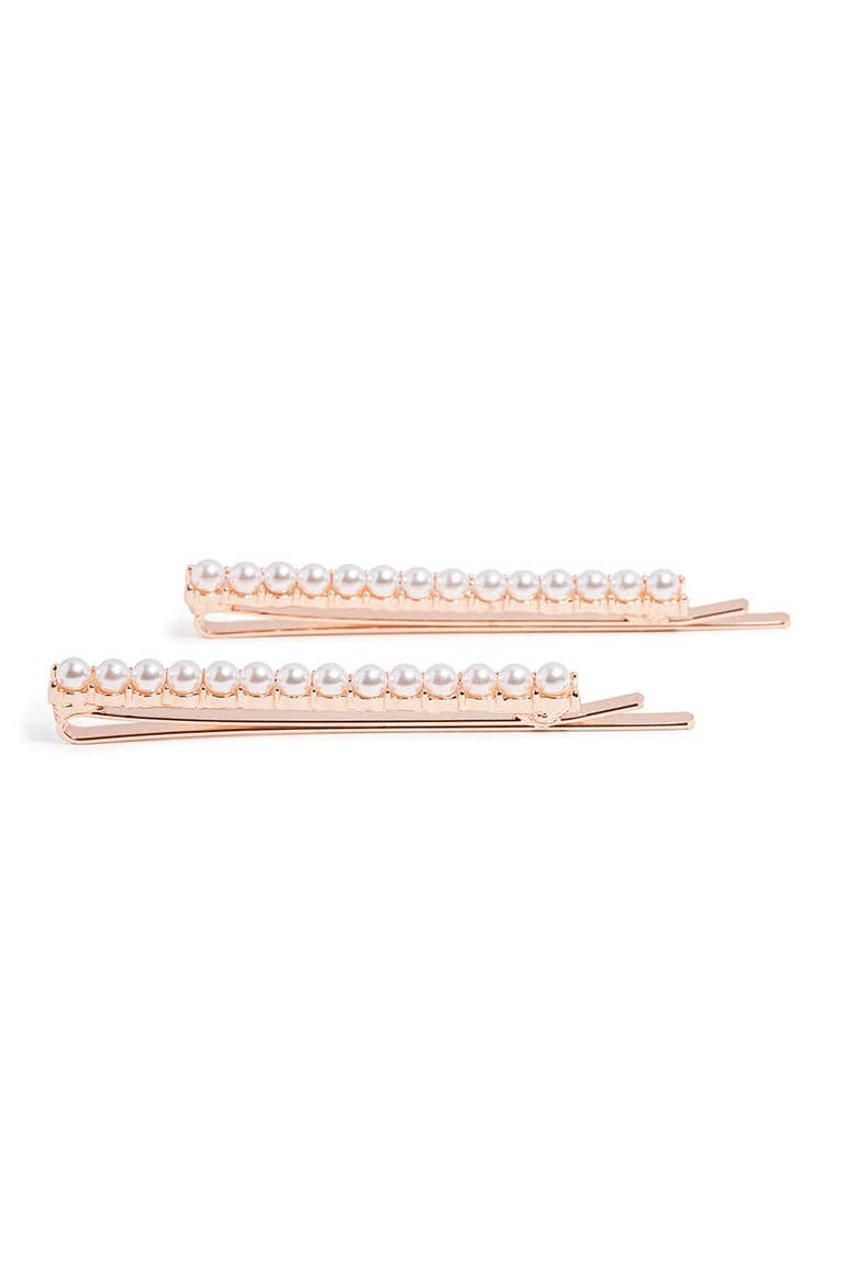 Hair Pin Set, Alternate, color, Rose Gold