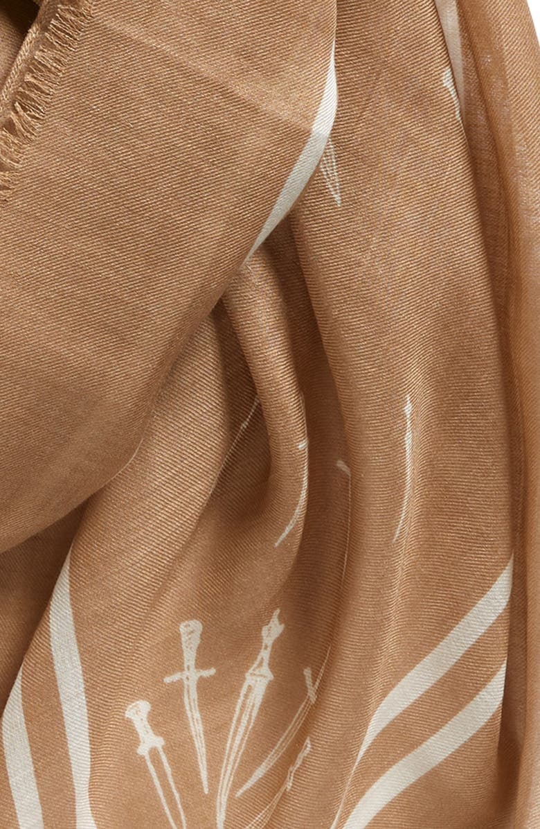 rag & bone Dagger Print Scarf, Alternate, color,