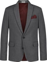 Calvin Klein Kids' Windowpane Stretch Two-Button Sport Coat