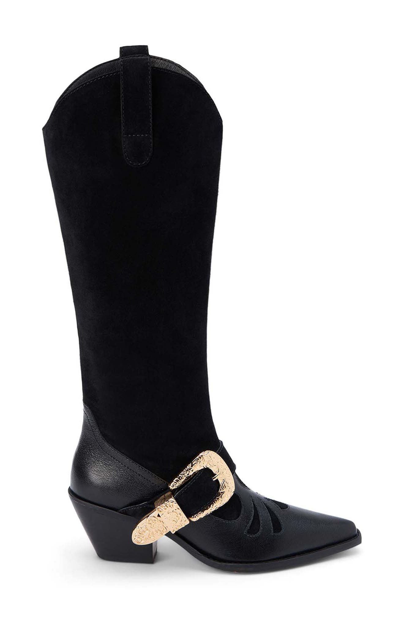 Matisse Bey Western Boot, Alternate, color, Black