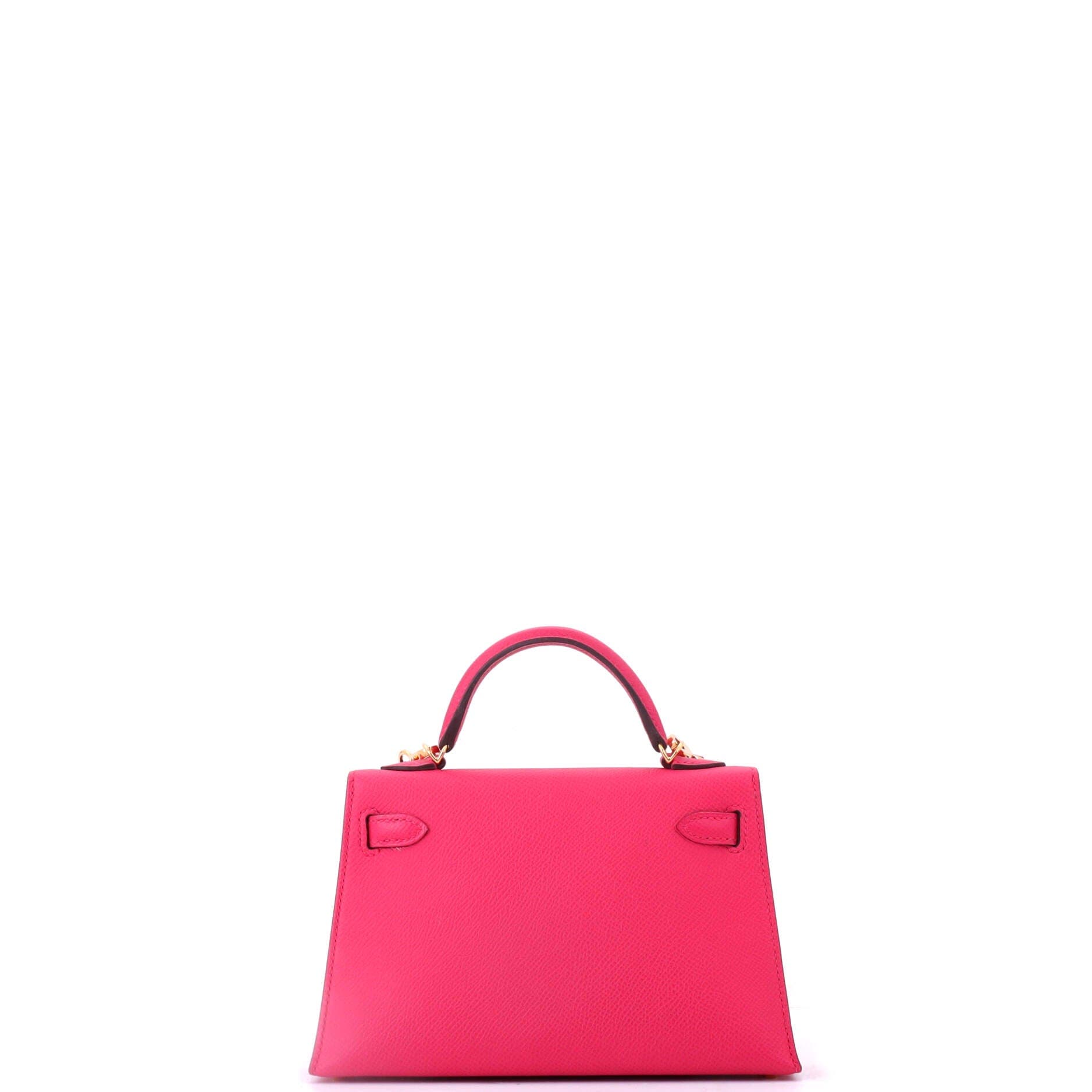 Pre-Owned Hermes Kelly Mini II Bag Pink Epsom with Gold Hardware 20, Alternate, color, Rose Extreme