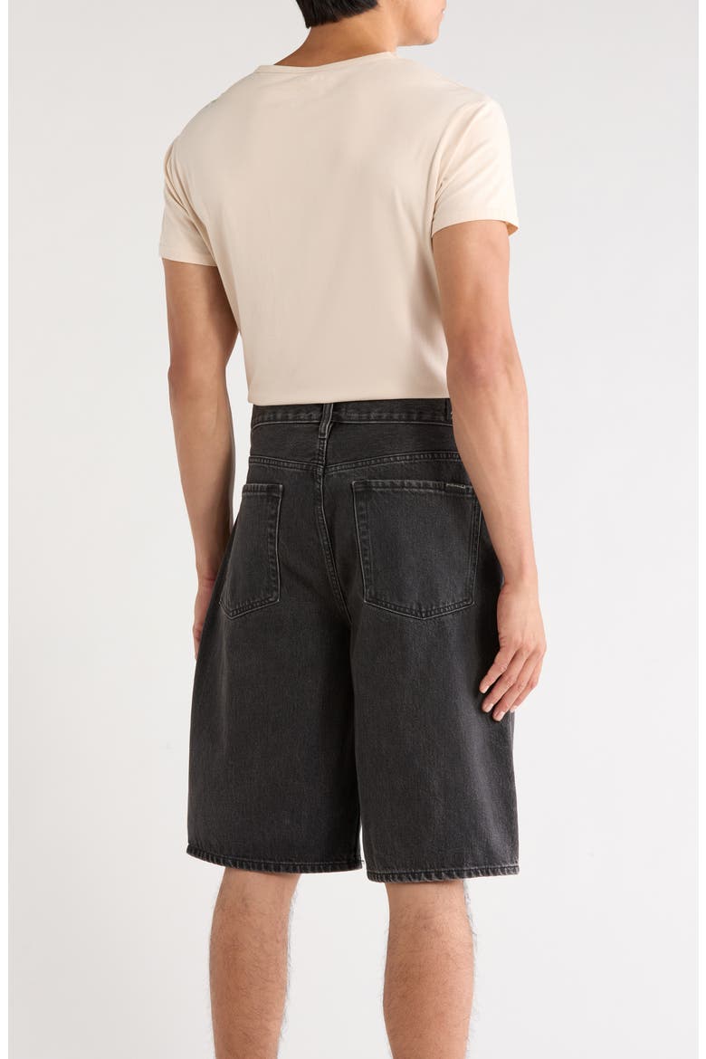 Wide Leg Denim Shorts, Alternate, color, STUDIO BLUE