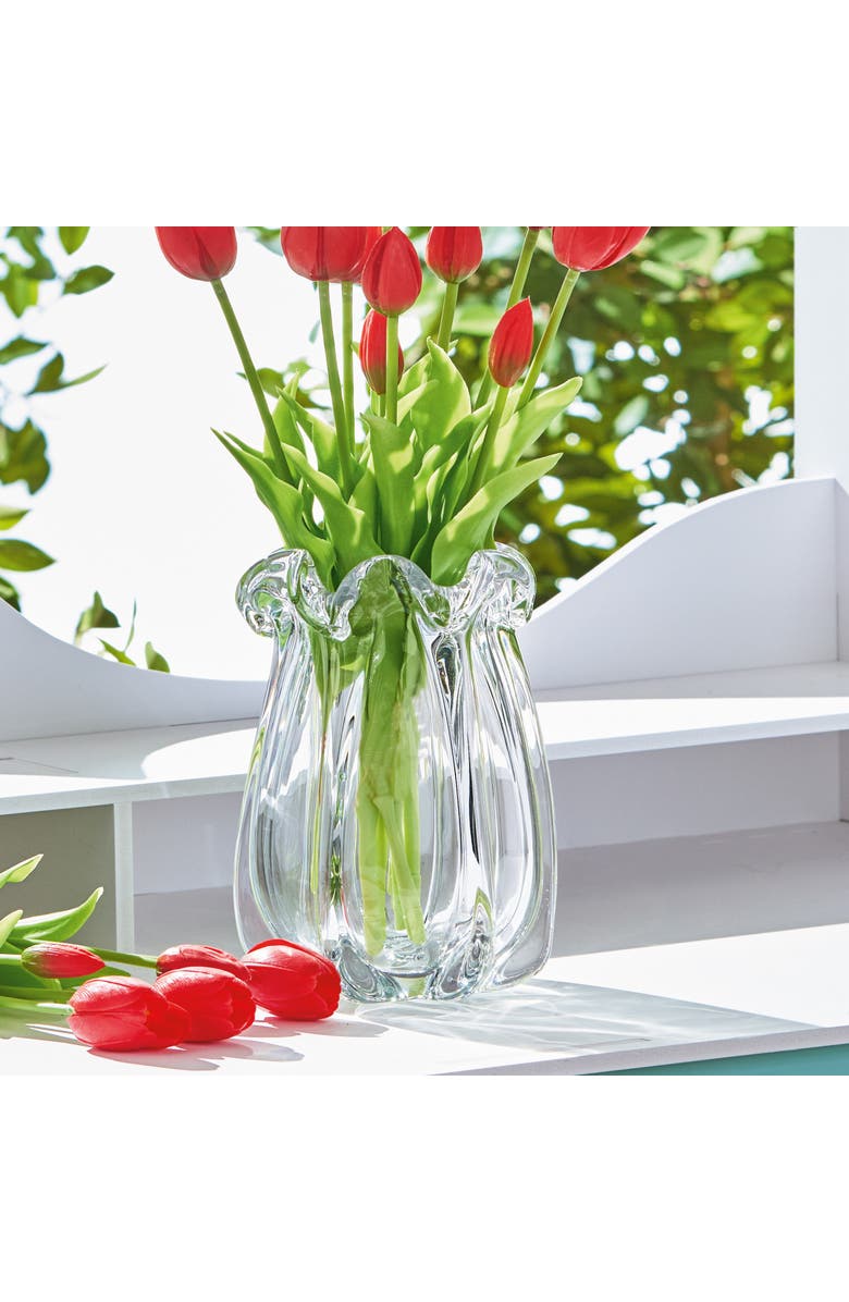tag Briar Vase Clear Glass Spring, Alternate, color, Clear