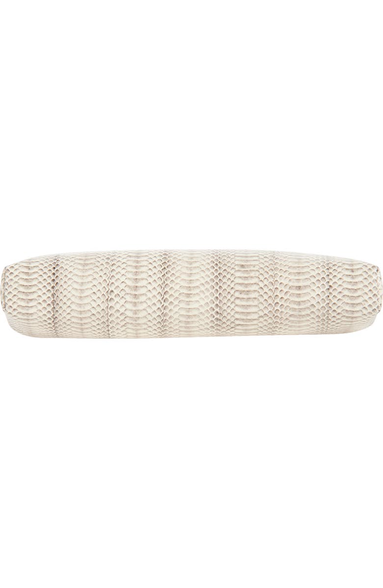 Jimmy Choo Skylar Snakeskin Embossed Leather Clutch, Alternate, color,