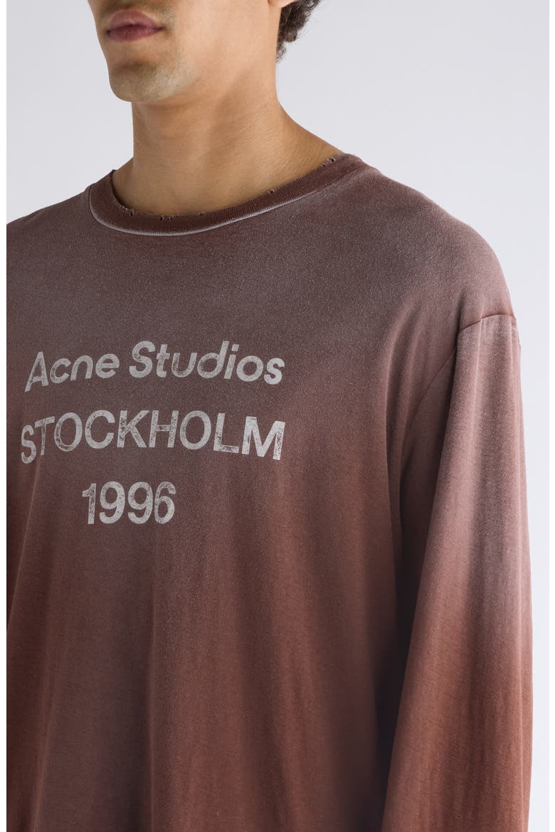 Edden 1996 Distressed Logo Graphic T-Shirt, Alternate, color, CHOCOLATE BROWN