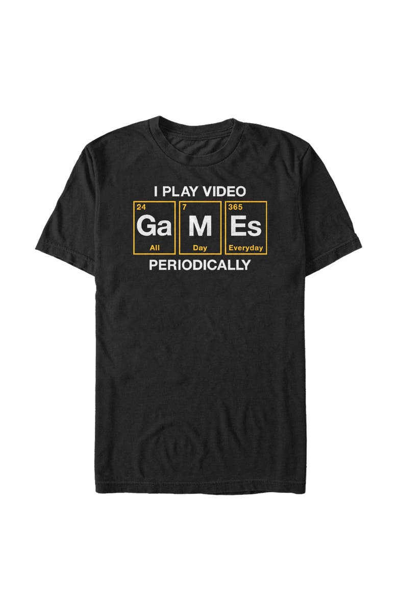 Lost Gods Men's Lost Gods I Play Video Games Periodically Graphic T-Shirt, Main, color, Black