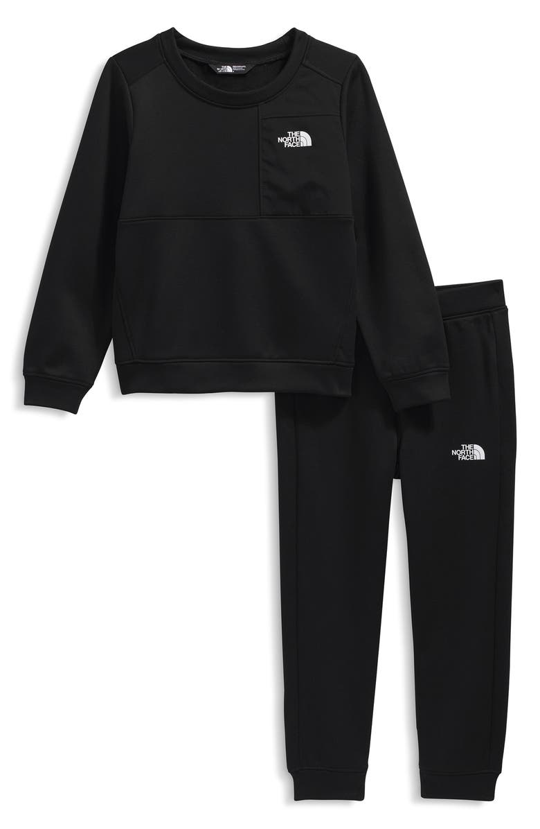 The North Face Kids' Performance Fleece Top & Leggings Set, Main, color, Tnf Black