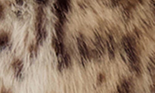 Karl Lagerfeld Faux Fur Jacket In Brown