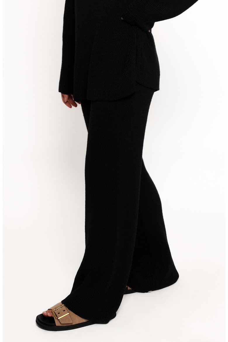 McKinley Cotton Sweater Knit Pants, Alternate, color, BLACK