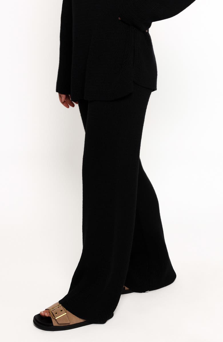 Petal & Pup McKinley Cotton Sweater Knit Pants, Alternate, color, Black