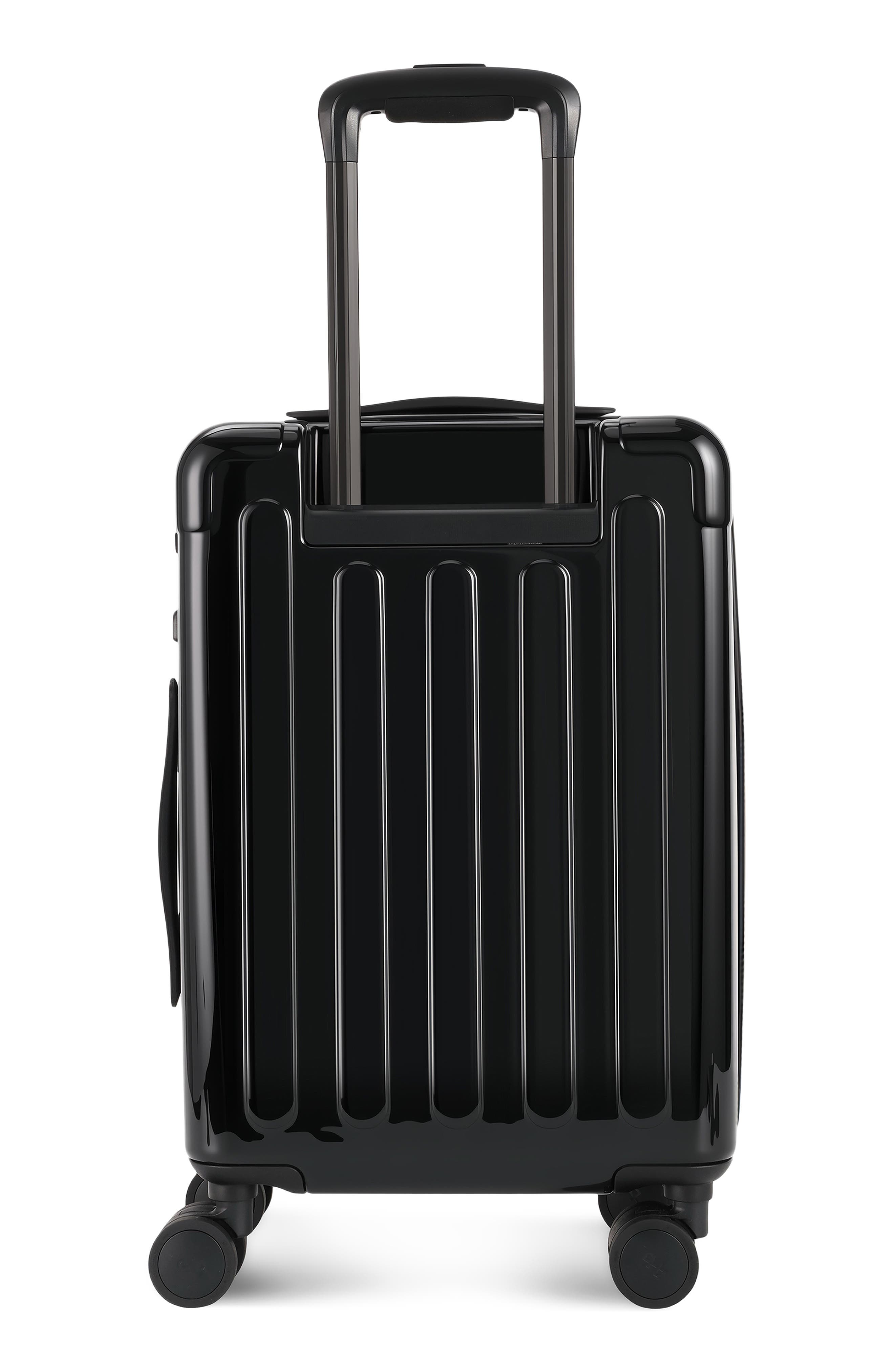 Hedgren Nostos Glossy Spinner Carry-On, Alternate, color, Nocturne