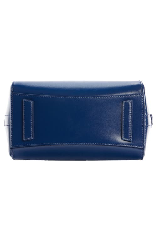 Givenchy Mini Antigona Leather Satchel In 410-navy