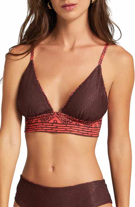 Cosita Linda Reversible Banded Halter Bikini Top