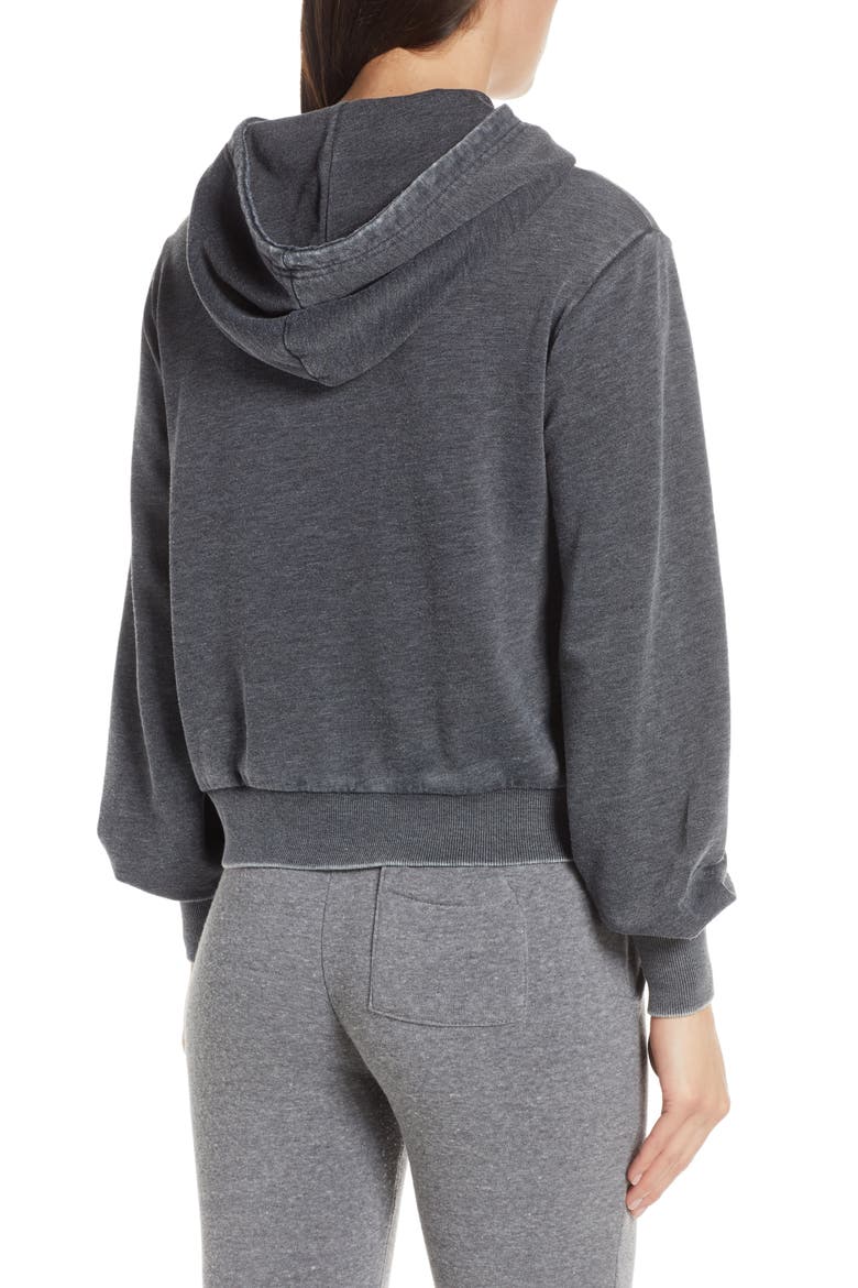 The Clair Burnout Hoodie, Alternate, color, WASHED BLACK