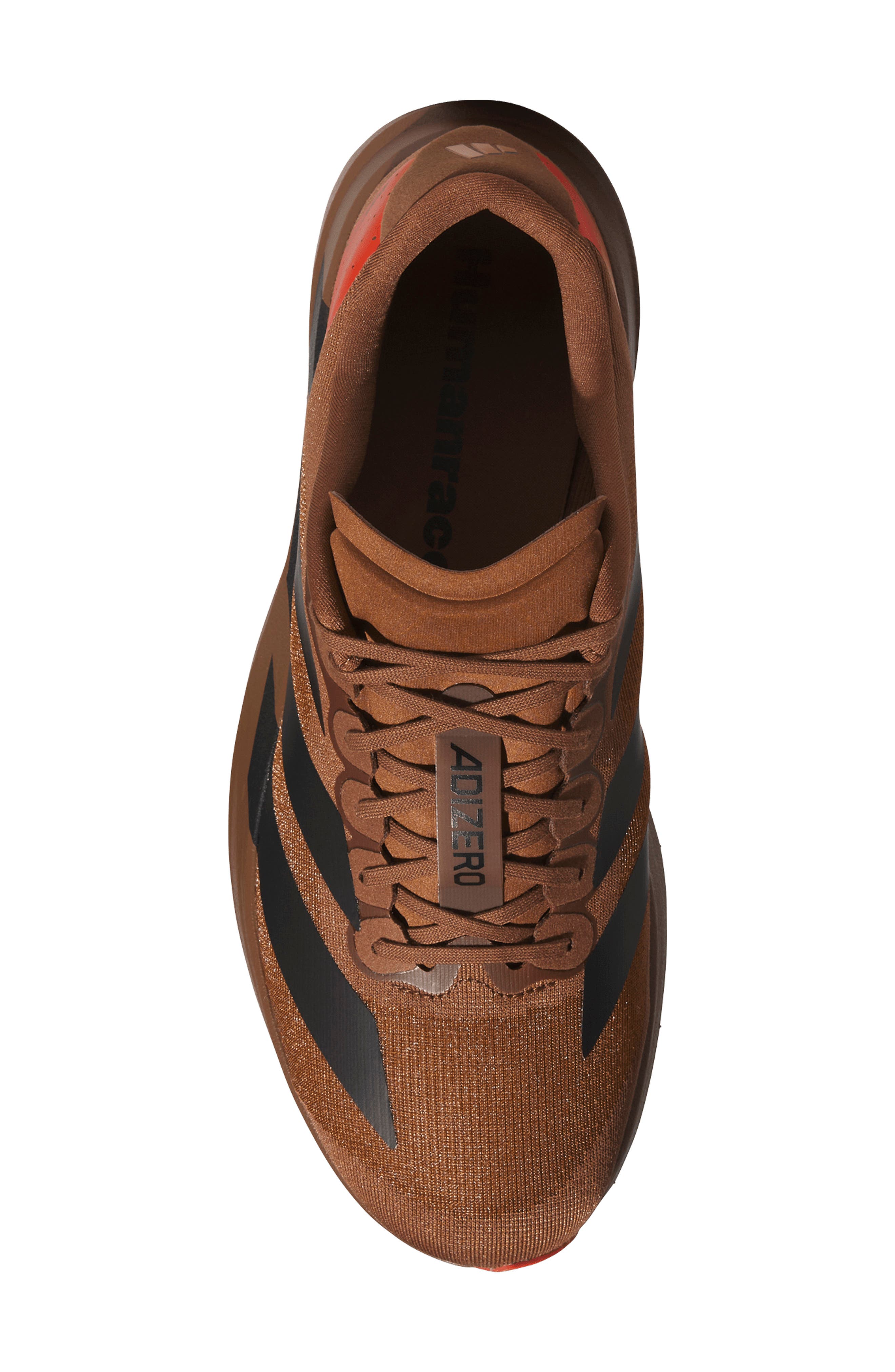 Adizero Evo SL Running Shoe, Alternate, color, PRELOVED BROWN