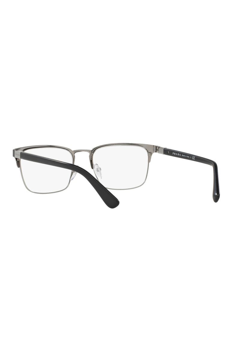 Heritage 56mm Square Optical Glasses, Alternate, color, MATTE BLACK