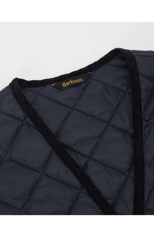 Barbour Modern Quilted Nylon Vest In Blue