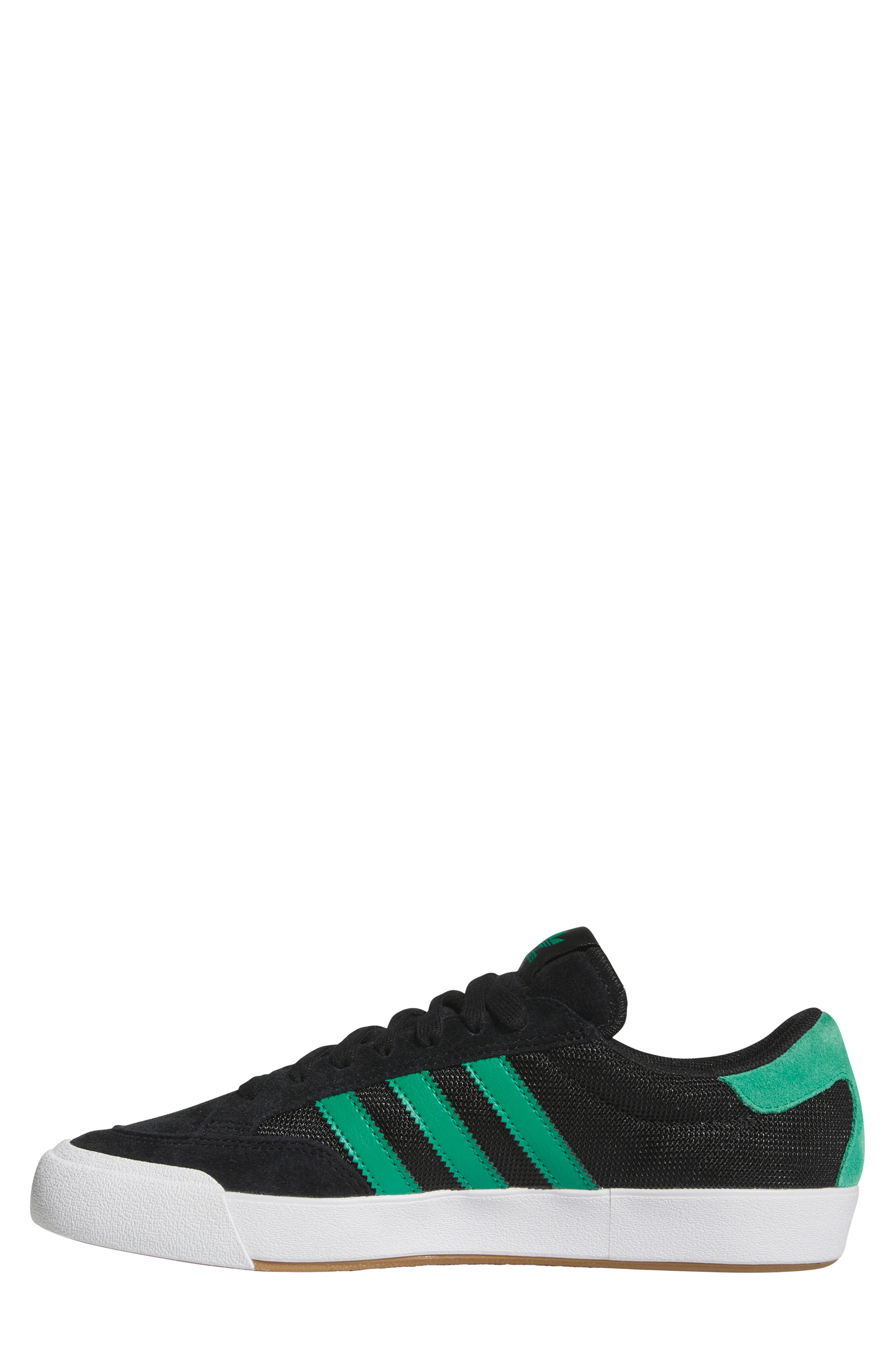 Nora Sneaker, Alternate, color, BLACK/ GREEN/ WHITE