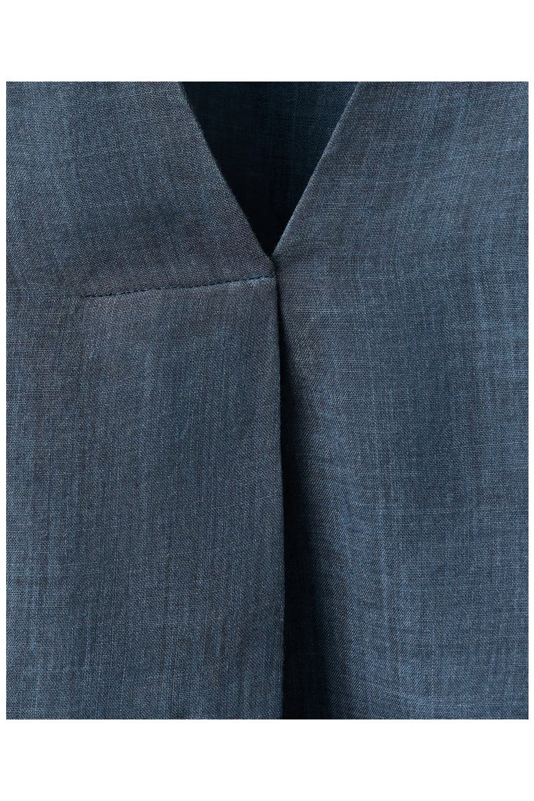 Ramie Top, Alternate, color, INK BLUE